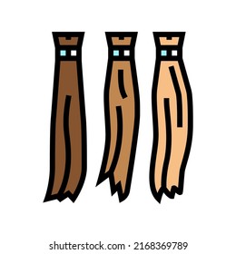 natural hair color icon vector. natural hair sign. isolated symbol illustration