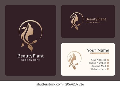 Natural Hair Nutrition Logo Design Beautiful Stock Vector (Royalty Free ...