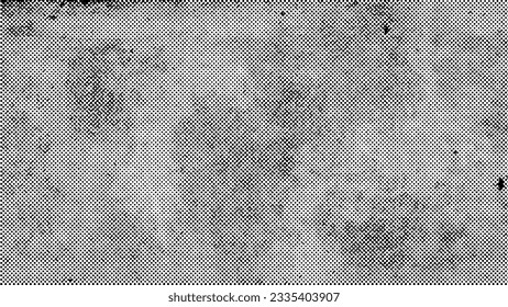 Natural Halftone background in abstract style. Organic retro texture. Modern overlayprint. White and black backdrop with light effect. Vector illustration.