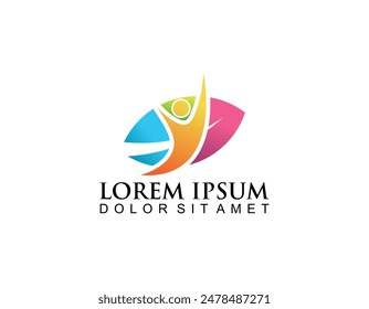 Natural health logo design, Health Medical Logo template