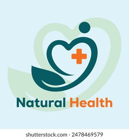 Natural Healthcare, Medicare, Clinic, Medical Logo Design