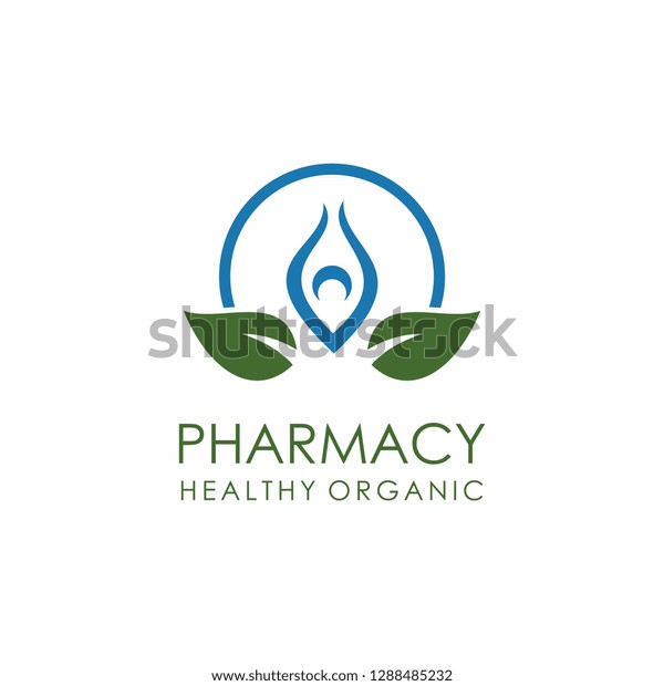 Natural Herbal Medicine Pharmacy Logo Design Nature Healthcare