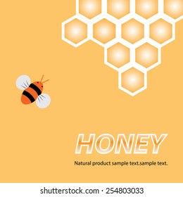 natural honey comb background or texture