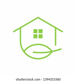 Natural House Vector Design Template
