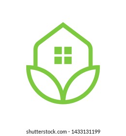 Natural House Vector Design Template