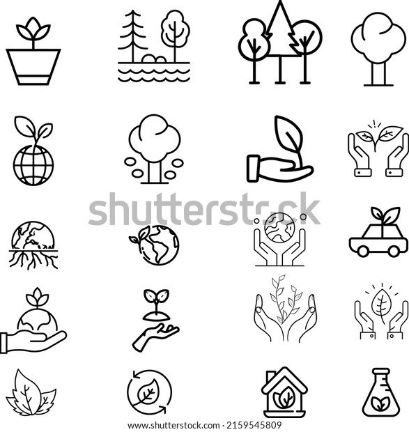 natural icons nature trees, ecological car,\
soil and natural globe hand holding a tree sustainable house\
natural house natural\
materials