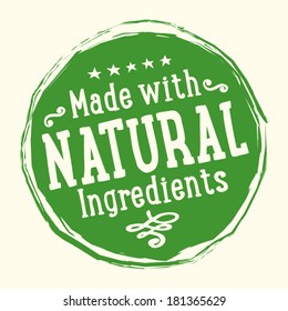 Natural Ingredients Badge