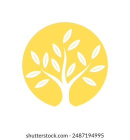 Natural keave logo simple illustration vector art for your brand