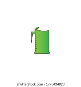 natural lab logo vector design illustration and backgroun