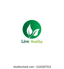 Natural label design Free Vector