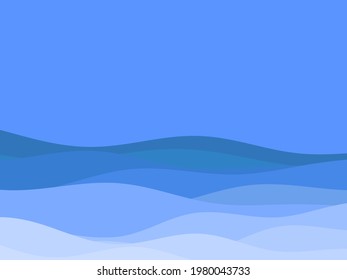 Natural landscape in a minimalistic style. Plains and mountains, fields and meadows. Typographic boho decor for prints, posters and interior design. Mid Century modern decor. Vector illustration