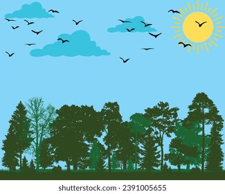 Natural Landscapes. Escape into the tranquility and wonder of the great outdoors with our Natural Landscapes illustration
