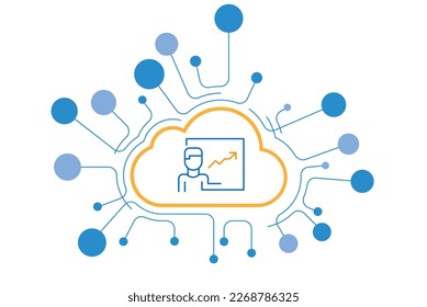 Natural Language Processing icon vector design