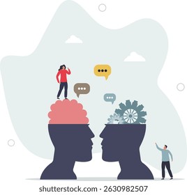 Natural language processing or NLP as AI development.learning and interaction. character life .