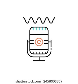 Natural Language Processing Vector Icon Design