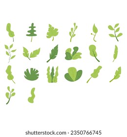 Natürliches Leaf-Design. Einfach zu bearbeiten. EPS10