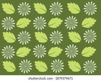 Natürliches Blatt und floraler Hintergrund für Papier oder Gewebe