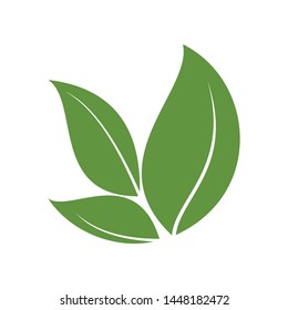 Natural leaf icon/logo concept design