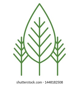 Natural leaf icon/logo concept design