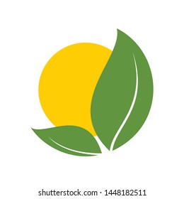 Natural leaf icon/logo concept design