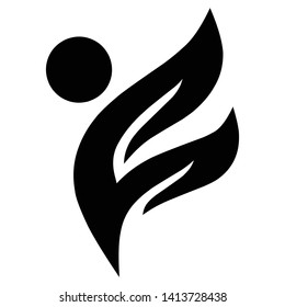 natural leaf illustrations, suitable for creative logo design and natural technology icons