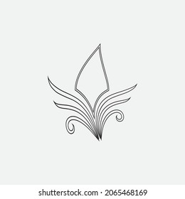 logotipo de hoja natural, hermoso, uno con naturaleza, natural, verde para la tierra.