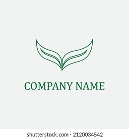 natural leaf logo, beautiful, one with nature, natural, green for the earth.