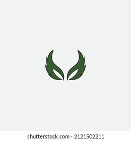 Naturblattlogo, schön, eins mit Natur, natürlich, grün für die Erde.