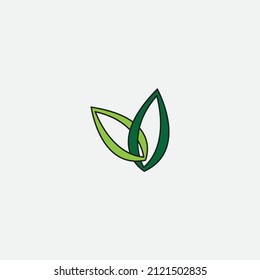 natural leaf logo, beautiful, one with nature, natural, green for the earth.