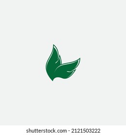 natural leaf logo, beautiful, one with nature, natural, green for the earth.