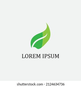 natural leaf logo, beautiful, one with nature, natural, green for the earth.