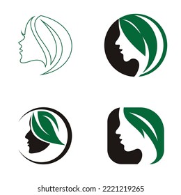 logotipo de hoja natural, hermoso, uno con naturaleza, natural, verde para la tierra.