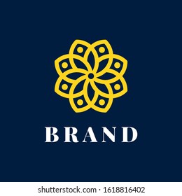 Natural Leaf Logo Design Template for Beauty and Spa also for Healthy or Yoga and compatible for Financial or Bank with Modern Design Concept