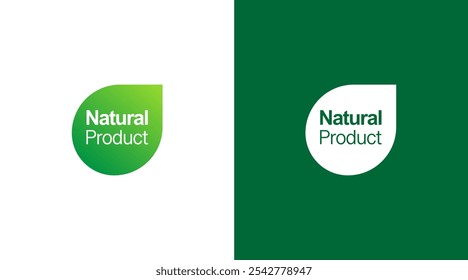 Natural leaf logo icon design. Eco friendly logo vector. 100% natural product organic logo vector image