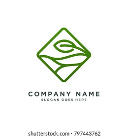natural leaf logo template