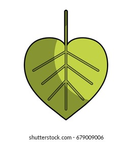 natural leaf symbol to conservation the environment