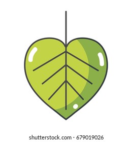 natural leaf symbol to conservation the environment