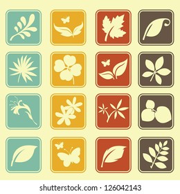 Natural Leafs Icon Set