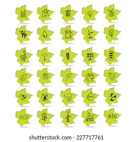 Natural Leafs Icon Set