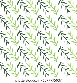 Natural Leaves Pattern Texture Backgroudn