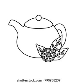 Natural lemon teapot