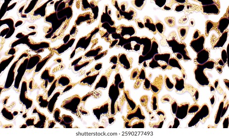 Natural leopard print background with realistic animal fur texture.