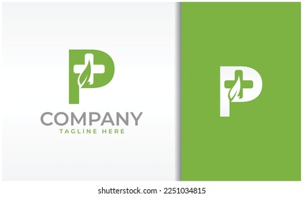 NATURAL LETTER P MEDICAL LOGO