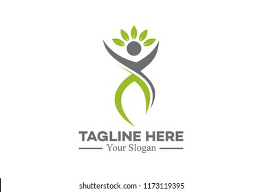 natural lifestyle logo template