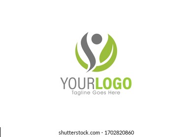 Natural Lifestyle Vector Logo Template