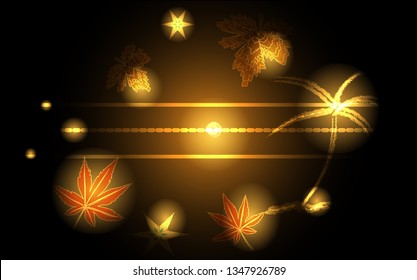 Natural light in summer,vector illustration.