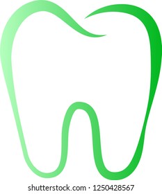 Natural Line drawing of tooth