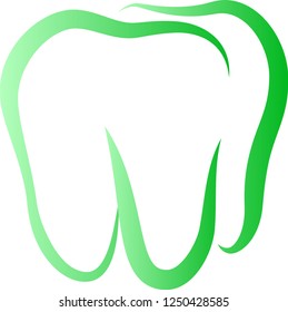 Natural Line drawing of tooth