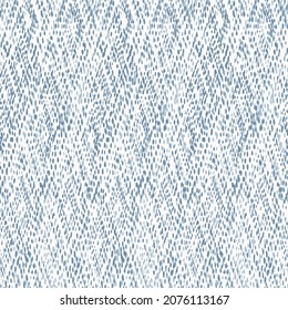 Natural linen diamond texture blue background seamless shabby abstract pattern