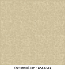 Natural Linen Seamless Pattern. Natural Linen Striped Uncolored Textured Sacking Burlap Background